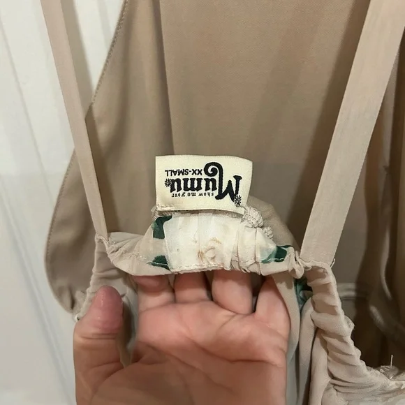 Show Me Your MuMu Beige Floral Maxi Dress - Picture 2 of 5